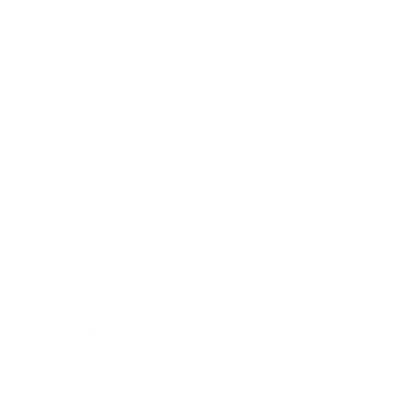 Catskill Meowtains logo which consists of mountains that make cat ears, with a nose and whiskers